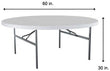 Black 5 ft. 60in Round Spandex Tablecloth Fitted Stretch Table Cover Wedding Banquet Party
