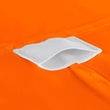 Neon Orange 5 ft. 60in Round Spandex Tablecloth Fitted Stretch Table Cover Wedding Banquet Party