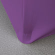 Purple 5 ft. 60in Round Spandex Tablecloth Fitted Stretch Table Cover Wedding Banquet Party