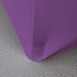 Purple 6 ft. 72in Round Spandex Tablecloth Fitted Stretch Table Cover Wedding Banquet Party