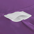 Purple 6 ft. 72in Round Spandex Tablecloth Fitted Stretch Table Cover Wedding Banquet Party