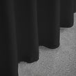 Black 6 ft. 72in Round Spandex Table Skirt Fitted Stretch Tablecloth Wedding Banquet Party