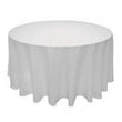 GW Linens White 108" Round Seamless Tablecloth For Wedding Party Banquet table - GWLinens