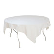 GW Linens White 85" x 85" Square Seamless Tablecloth For Wedding Restaurant Banquet Party - GWLinens