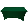 Hunter Green 4' ft. x 2.5' ft. Spandex Fitted Stretch Tablecloth Table Cover Wedding Banquet Party