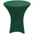 GW Linens Hunter Green 32" x 43" Cocktail Spandex Fitted Stretch Tablecloth Table Cover Wedding Banquet Party - GWLinens