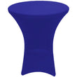 GW Linens Royal Blue 32" x 43" Cocktail Spandex Fitted Stretch Tablecloth Table Cover Wedding Banquet Party - GWLinens