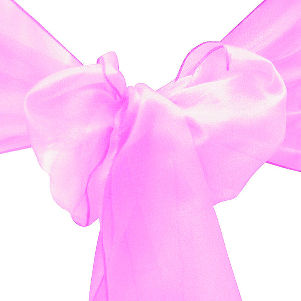10pcs Lavender Organza Sash 8
