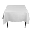 GW Linens White 70" x 70" Square Seamless Tablecloth For Wedding Restaurant Banquet Party - GWLinens