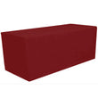 GW Linens Burgundy 4' ft.x 2.5' Ft. Fitted Polyester Tablecloth Table Cover Wedding Banquet - GWLinens