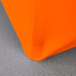 Neon Orange 5 ft. 60in Round Spandex Tablecloth Fitted Stretch Table Cover Wedding Banquet Party