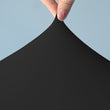 Black 8' ft. Spandex Table Skirt 96Lx30Wx30H Rectangular Fitted Stretch Tablecloth