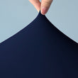 Navy Blue 6' ft. Spandex Table Skirt 72Lx30Wx30H Rectangular Fitted Stretch Tablecloth