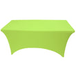 Lime 8' ft. Spandex Fitted Stretch Tablecloth Table Cover Wedding Banquet Party
