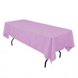 GW Linens Lavender 60" x 102" Rectangular Seamless Tablecloth For Wedding Restaurant Banquet Party - GWLinens