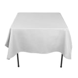 GW Linens White 85" x 85" Square Seamless Tablecloth For Wedding Restaurant Banquet Party - GWLinens