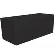 GW Linens Black 4' ft.x 2.5' Ft. Fitted Polyester Tablecloth Table Cover Wedding Banquet - GWLinens